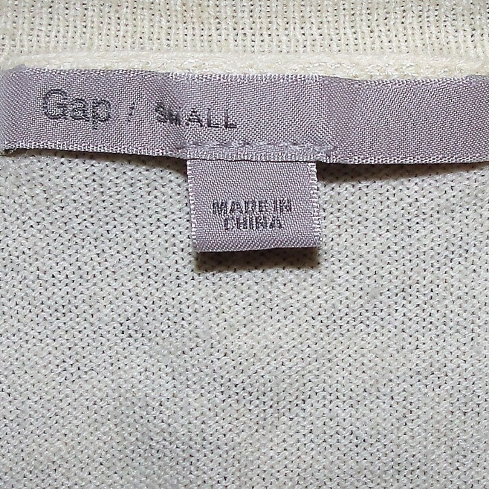 GAP, navy & cream, nautical cardigan - Picture 5 of 5